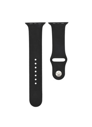 Apple Watch silikoniranneke musta