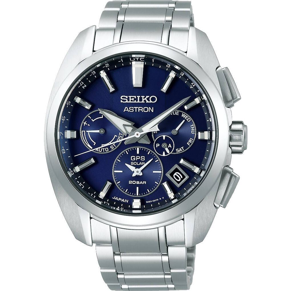 Seiko Astron GPS Solar SSH065J1 Dual-Time Sport Steel - Keskisen Kello Oy