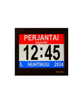 DayClox digitaalinen dementiakello musta