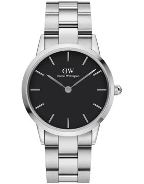 Daniel Wellington Iconic Link 36 Silver Black DW00100204