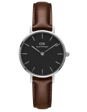 Daniel Wellington Classic Petite Bristol Silver Black 28mm DW00100233