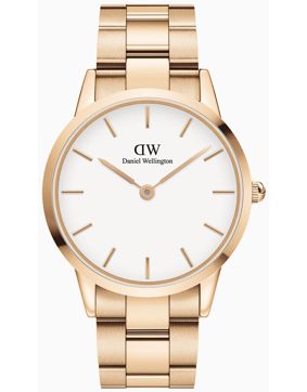 Daniel Wellington Iconic Link 40 Rose Gold White DW00100343