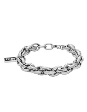 Diesel Steel hopeanvärinen rannekoru DX1514040