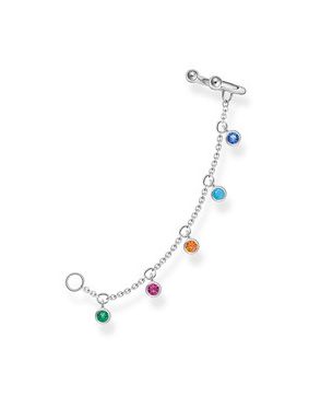 Thomas Sabo ear cuff rustokorvakoru colourful stones, silver EC0025-477-7