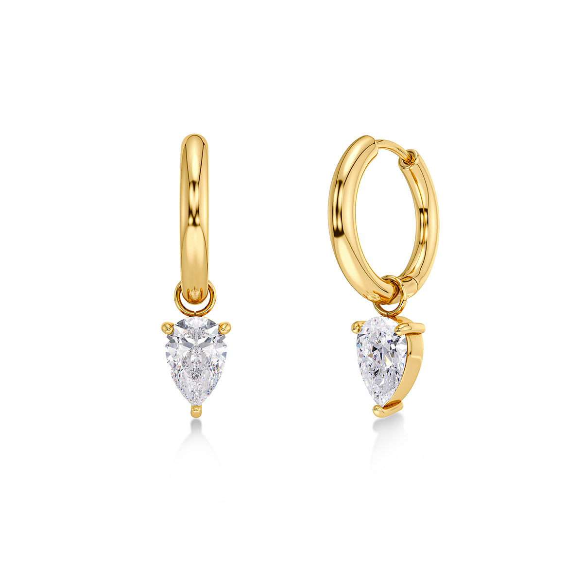 Edblad Arrow korvakorut L Gold 131822
