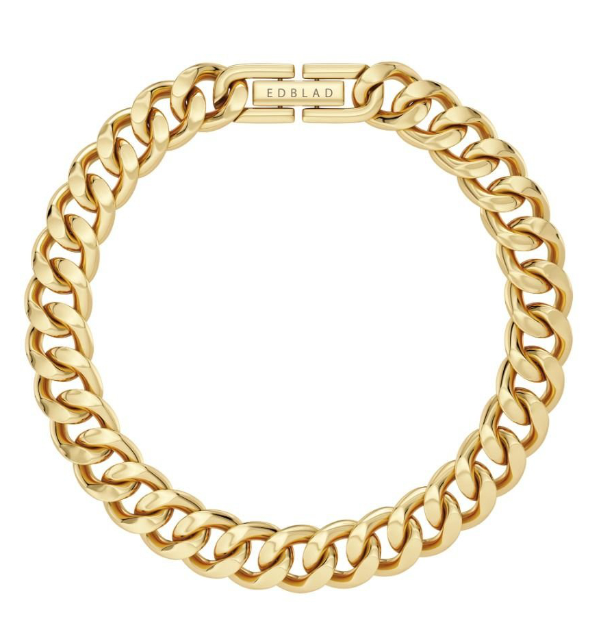 Edblad Curb Chain panssarirannekoru Gold 127402-S