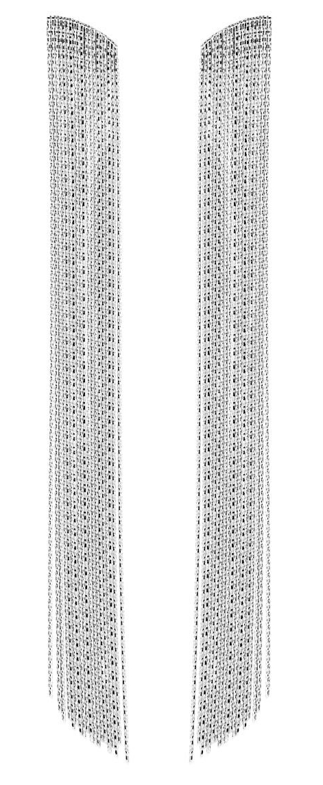 Edblad Elysian korvakorut hopeanvärinen 126645