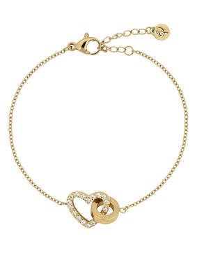 Edblad Eternal Heart Bracelet Gold sydänrannekoru 125910