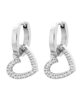 Edblad Eternal Heart Earrings Steel sydänkorvakorut 125908