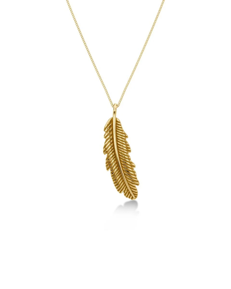 Edblad Feather kullattu kaulakoru L 132167