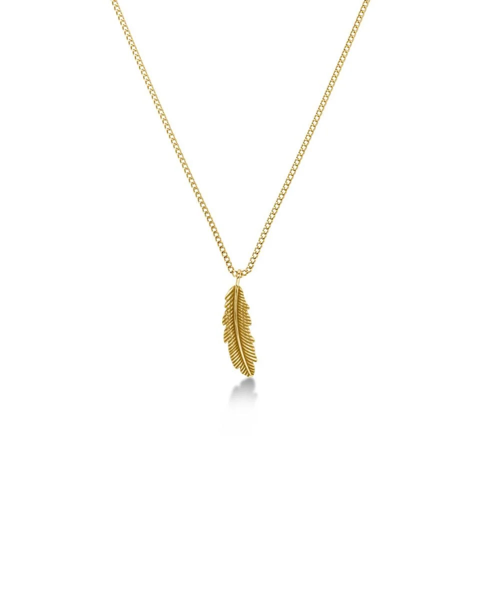 Edblad Feather kullattu kaulakoru S 132165