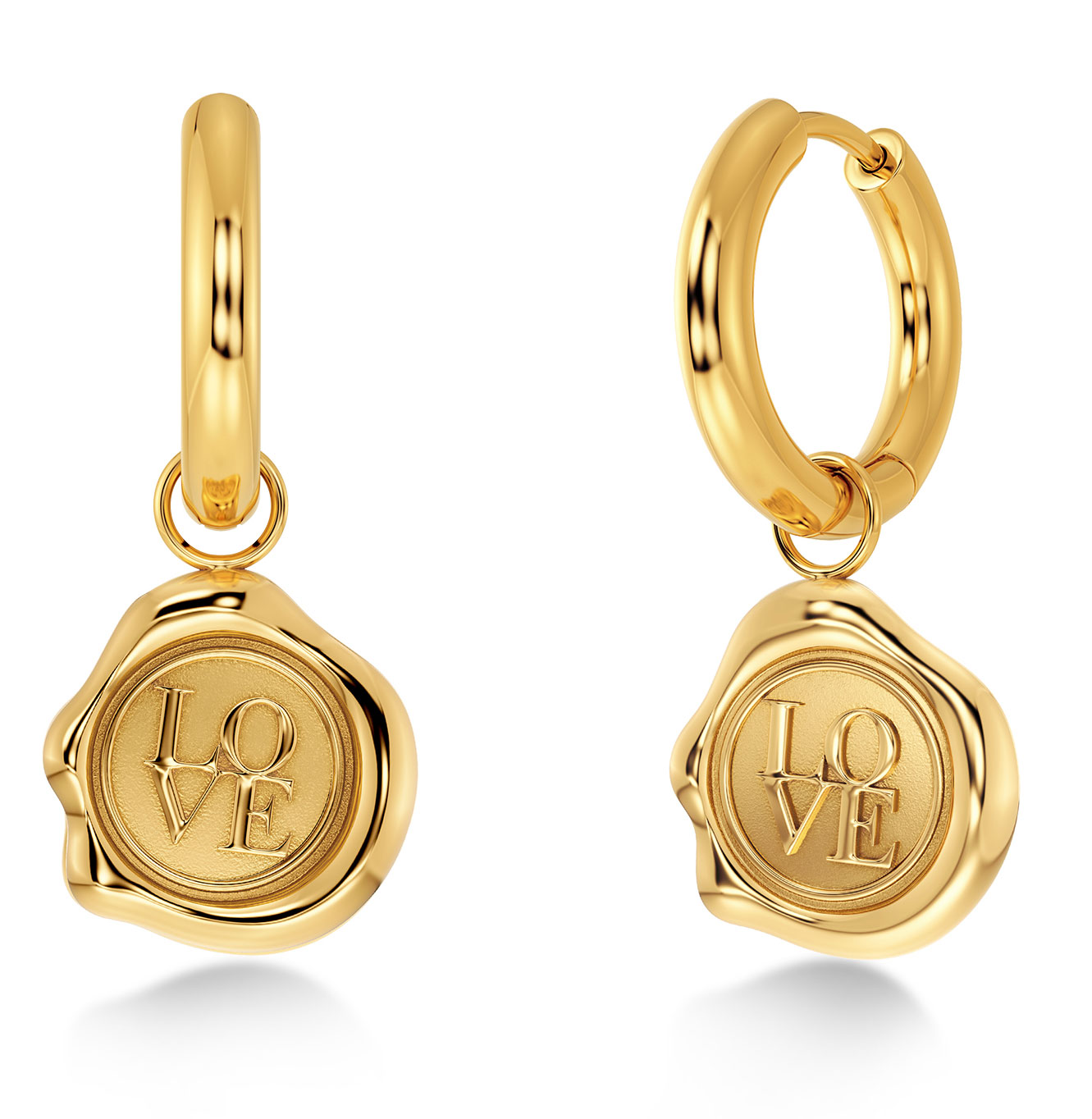 Edblad Holly kullatut korvarenkaat 129664