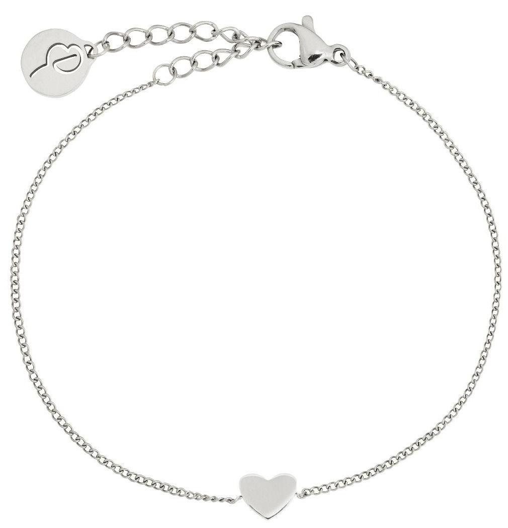 Edblad Pure Heart Mini rannekoru Steel 122879 - Keskisen Kello Oy