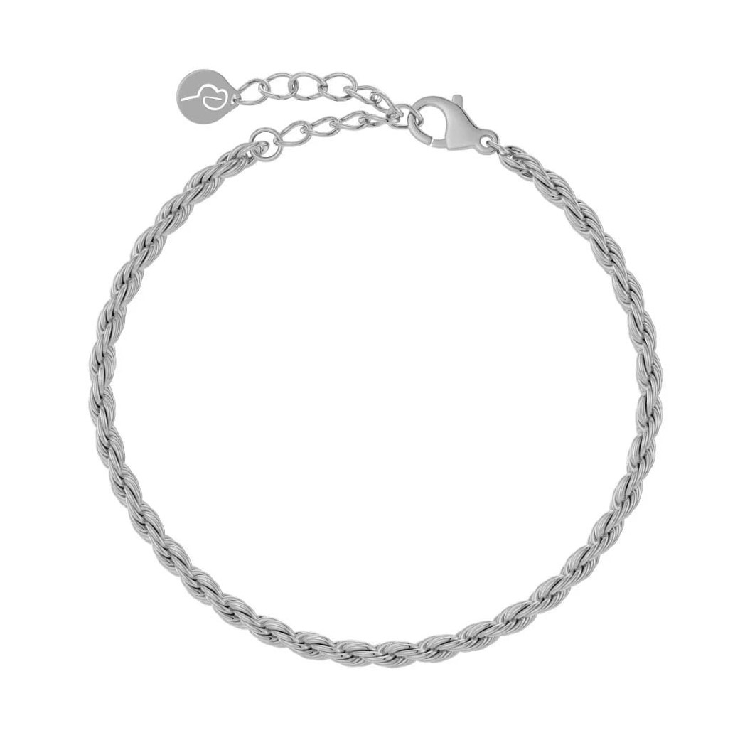 Edblad Rope hopeanvärinen rannekoru 123505