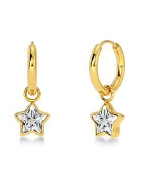 Edblad Star Sparkle korvarenkaat kullanväriset 127592