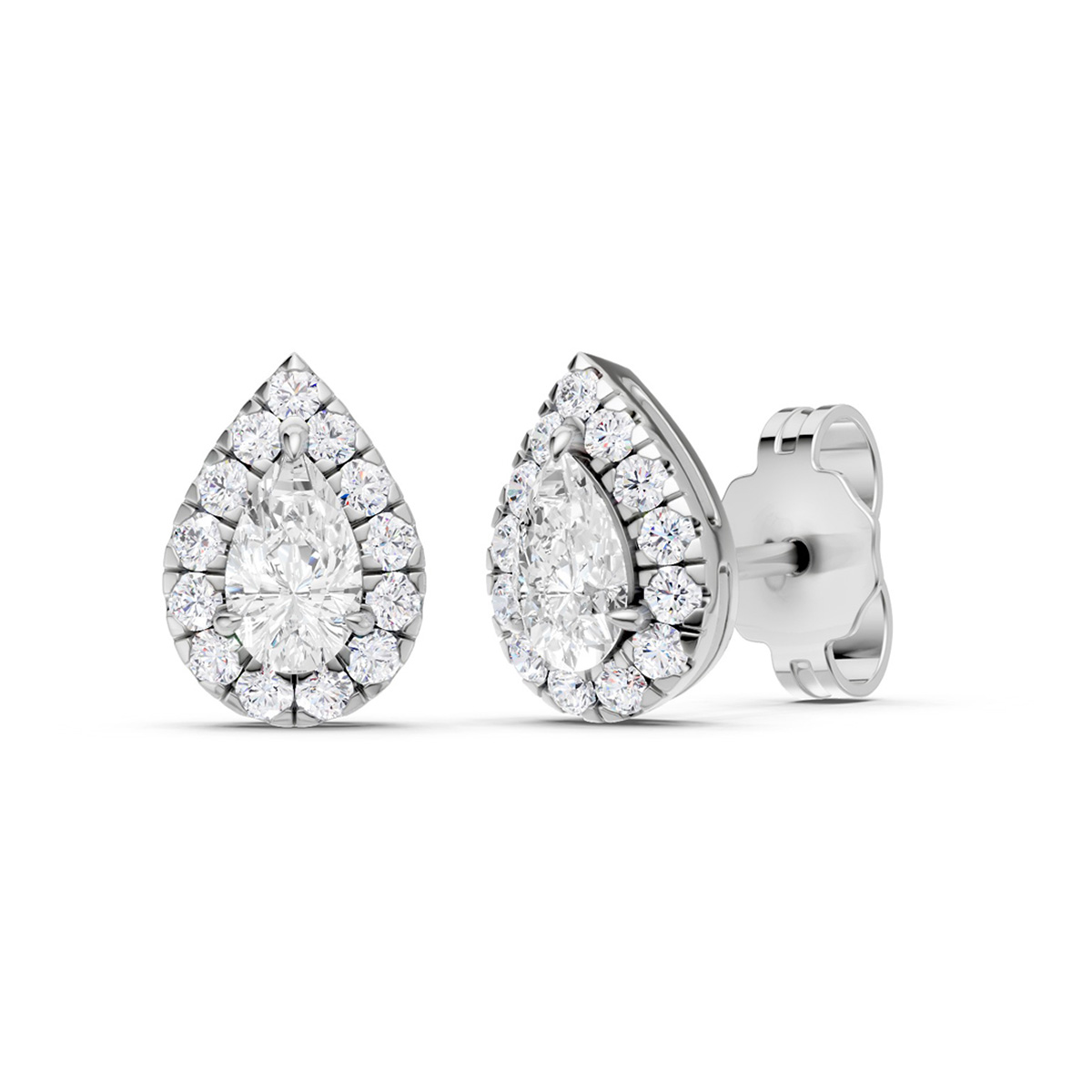 Midem Amsterdam timanttikorvakorut 0.50ct valkokulta