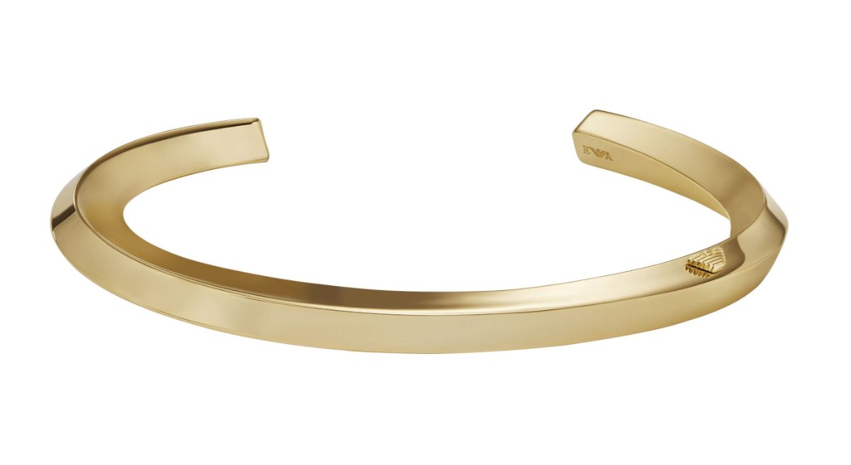 Emporio Armani Logo Essentials kullanvärinen rannerengas EGS3102710