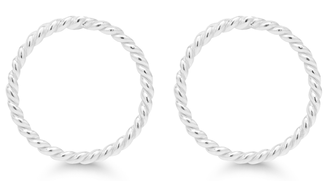 Hopeakorvakorut pyöreä EP-3138