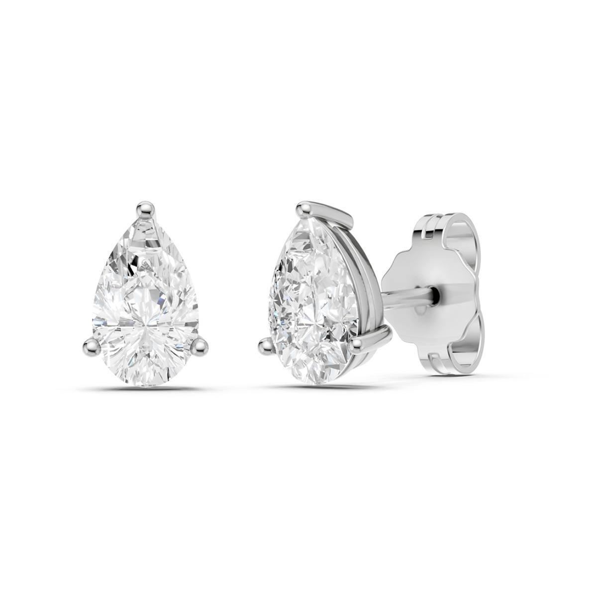 Midem Oslo timanttikorvakorut valkokulta 0.80ct