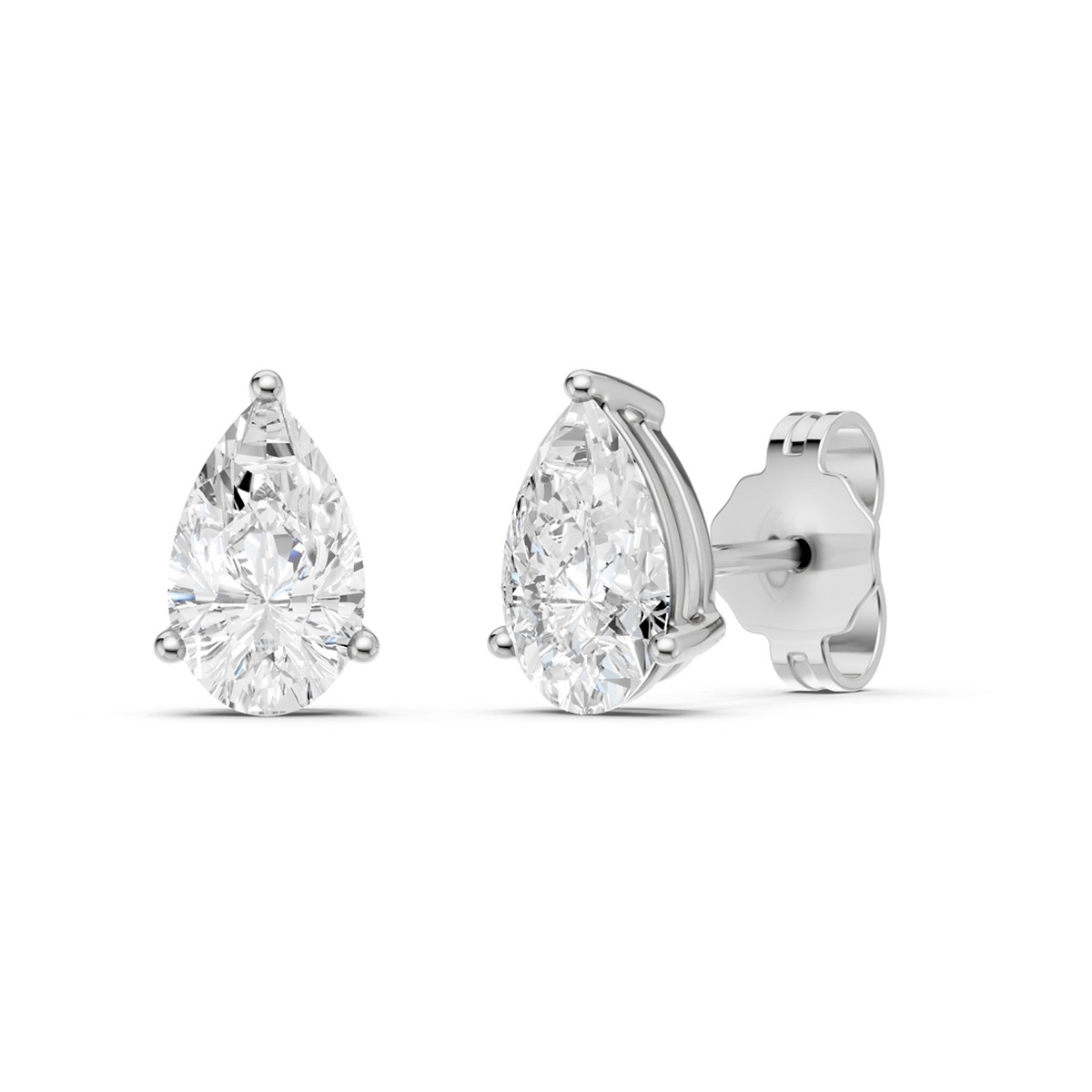 Midem Oslo timanttikorvakorut valkokulta 1.00ct