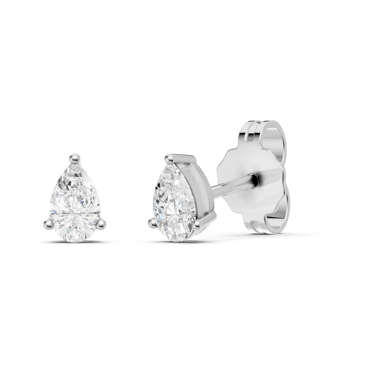 Midem Oslo timanttikorvakorut valkokulta 0.25ct