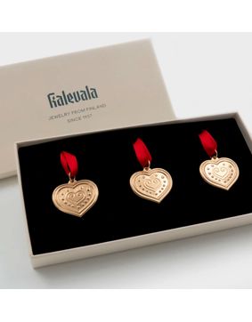 Kalevala Euran Sydän 3-korun joulukoristesetti 39109520