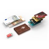 Exentri Miniwallet Hazelnut RFID-suojattu korttikotelo