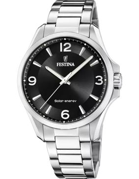 Festina Petite black solar gents miesten kello F20656/4