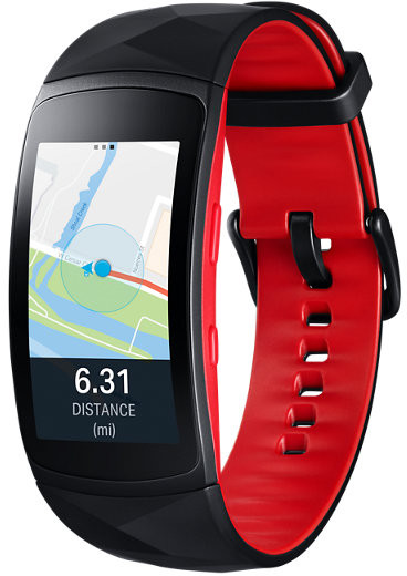Samsung gear fit2 sales pro small red