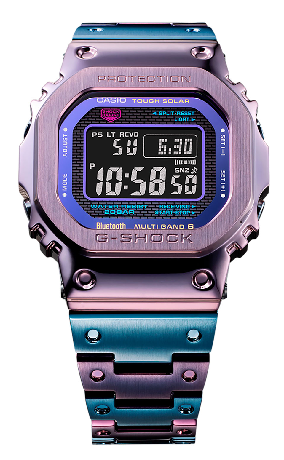 Casio G-Shock Full Metal Purple IP Twilight Tokyo GMW-B5000PB-6ER Limited  Edition