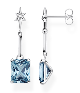 Thomas Sabo korvakorut blue stone with star H2115-644-1