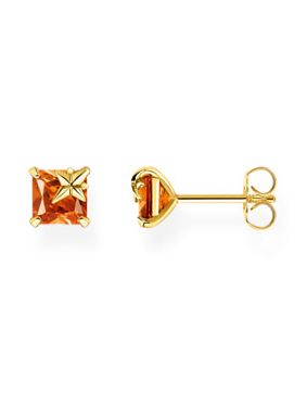 Thomas Sabo korvakorut orange stone with star H2116-472-8