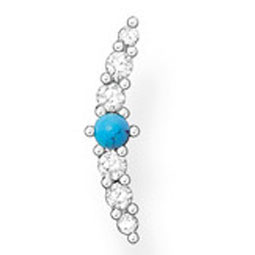 Thomas Sabo korvakoru turquoise stone H2182-405-17