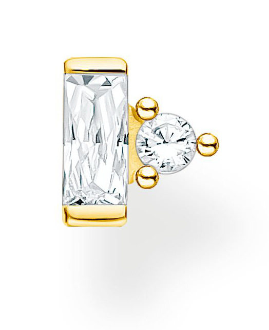 Thomas Sabo korvakoru stud white stone gold H2186-414-14