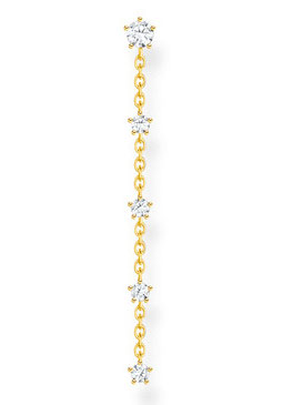 Thomas Sabo korvakoru vintage white stones gold H2194-414-14