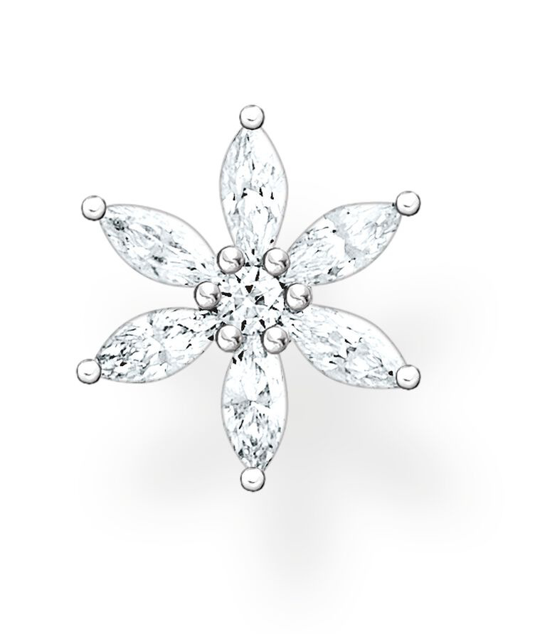 Thomas Sabo korvakoru flower white stones H2196-051-14