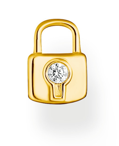Thomas Sabo Love lock gold single korvakoru H2219-414-14