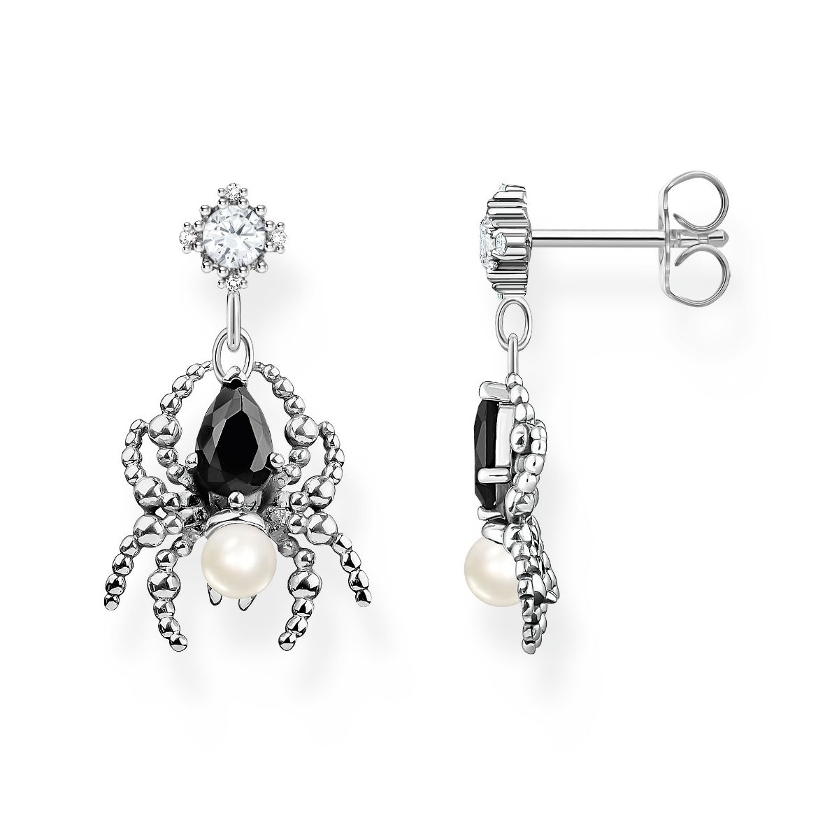 Thomas Sabo True Romance silver earrings hämähäkkikorvakorut H2313-167-7