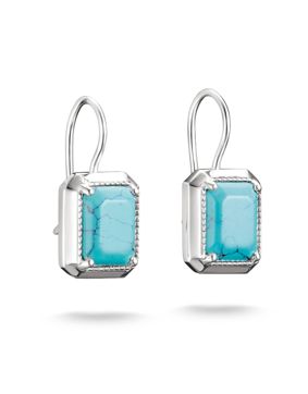 Thomas Sabo ELYNDRA turkoosit hopeakorvakorut 13.5 mm H2339-404-17