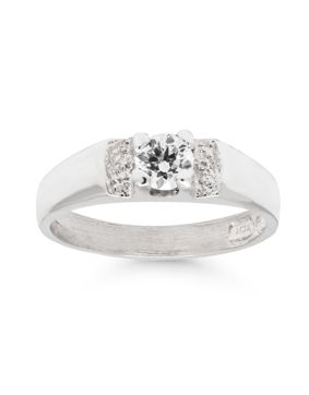 Hopeinen kastesormus H6003Z