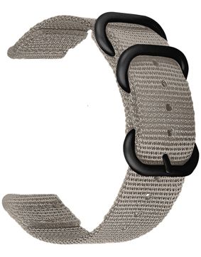 Tiera harmaa nailonranneke