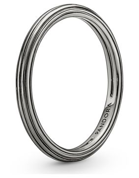 Pandora Me tummasävyinen ruthenium-sormus 149591C00