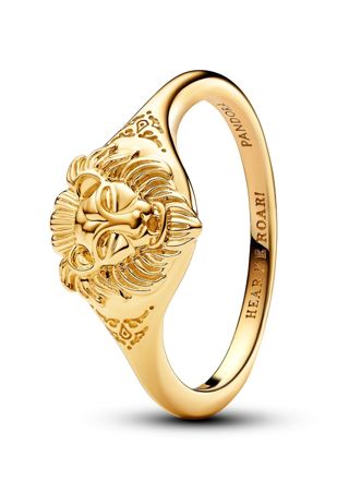 Pandora Game of Thrones Lannister lion 14k gold-plated sormus 163139C00