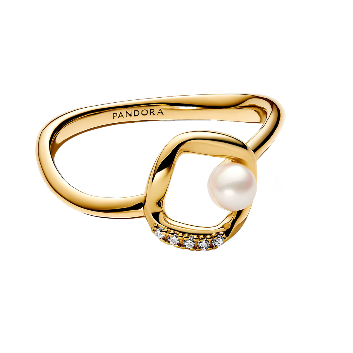 Pandora Essence kullattu helmisormus 163831C01-54