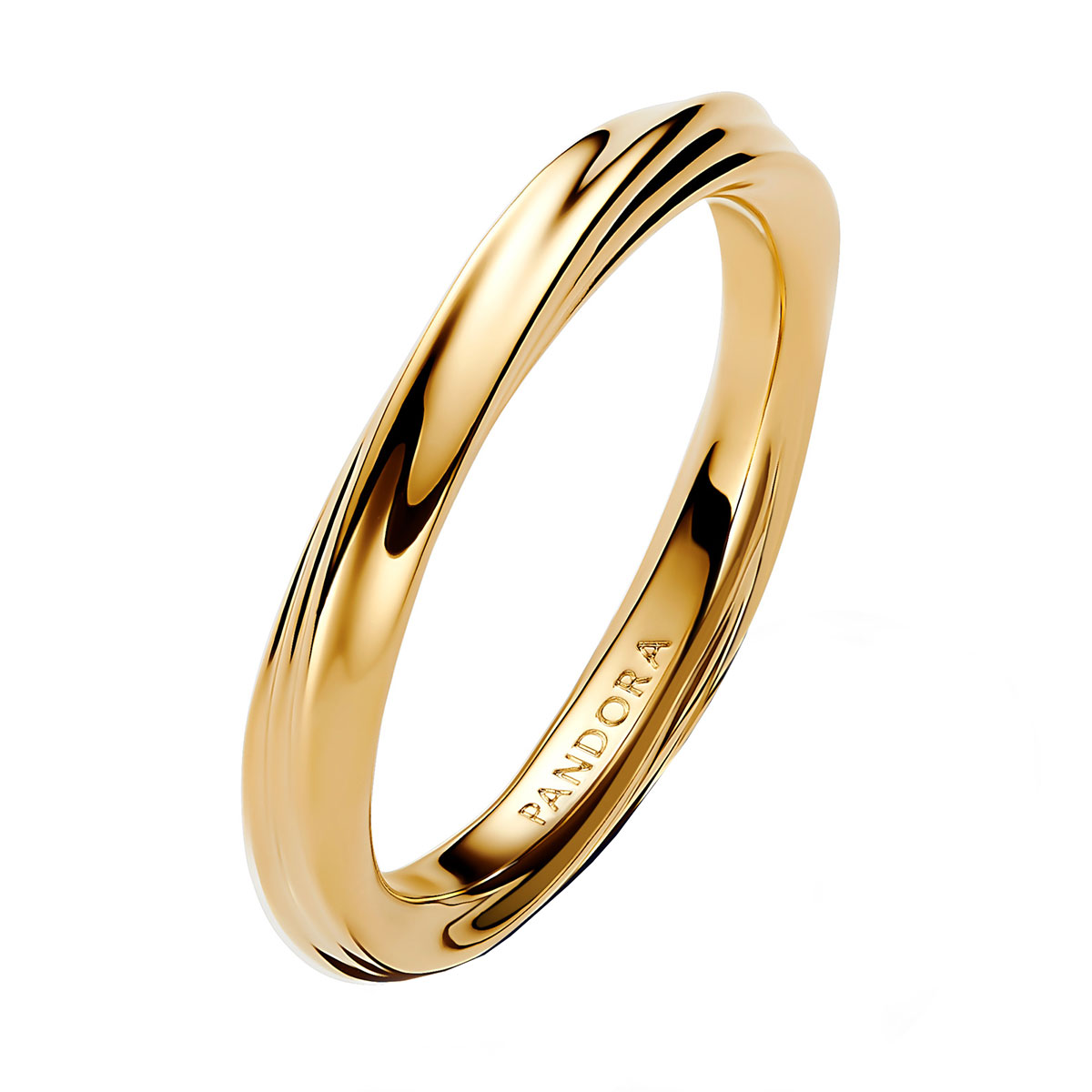 Pandora Essence kullattu sormus kierteinen 163888C00