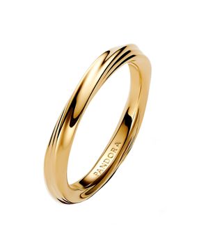 Pandora Essence kullattu sormus kierteinen 163888C00