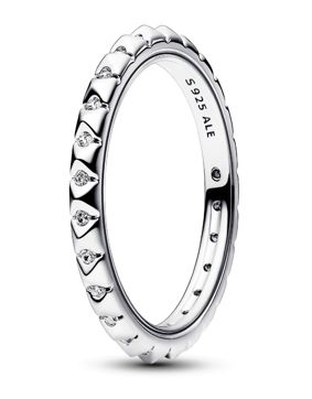 Pandora ME hopeinen rivisormus pyramidit 192800C01