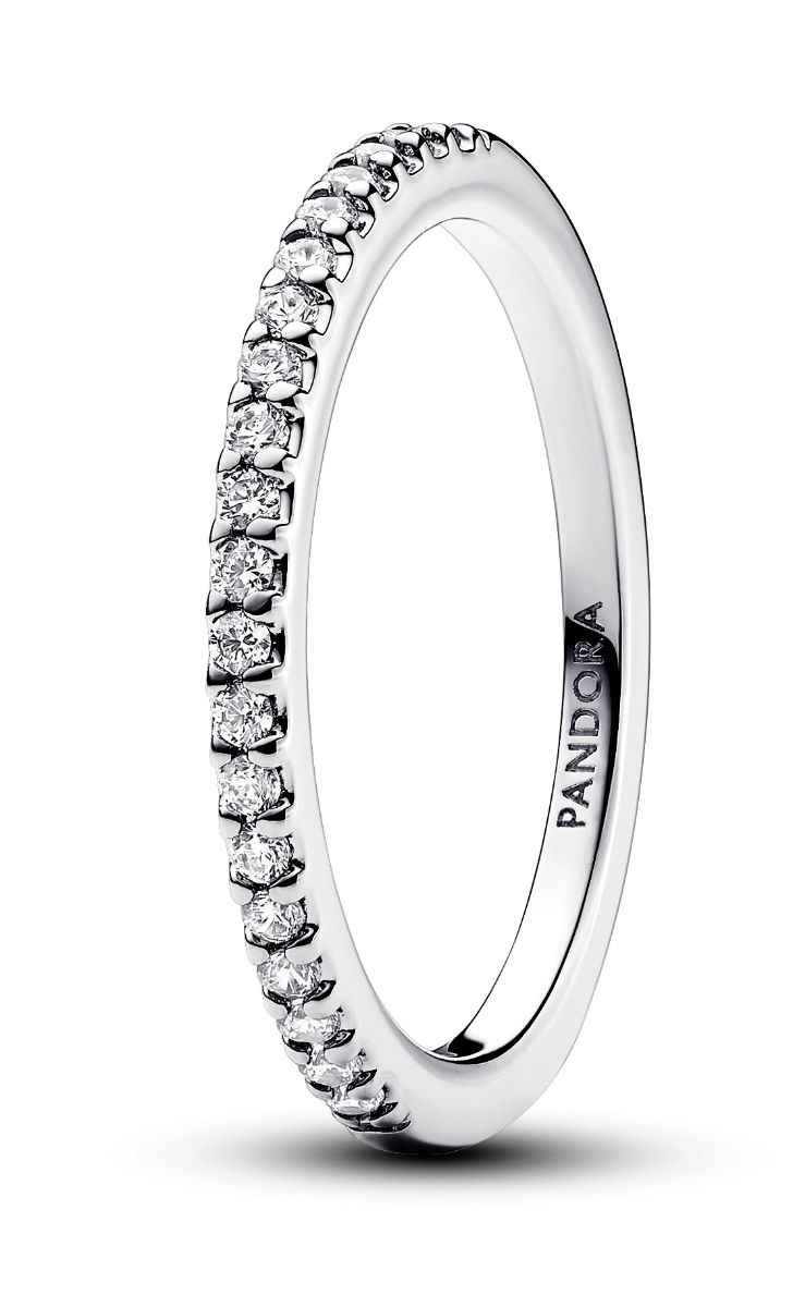 Pandora Timeless hopeinen rivisormus 192999C01