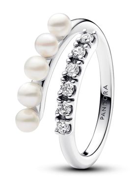 Pandora Timeless hopea helmisormus avoin pavé 193145C01