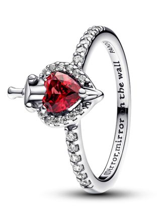 Pandora Disney Villains Paha Kuningatar hopeasormus 193422C01